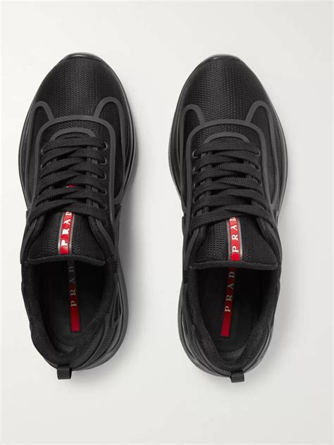 prada cupo|prada america's cup low top black mesh.